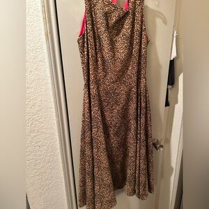Leopard print dress